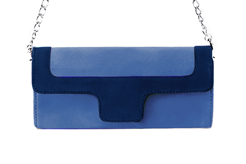 Navy blue matching shoes and clutch. Wiew of clutch - Florence KOOIJMAN